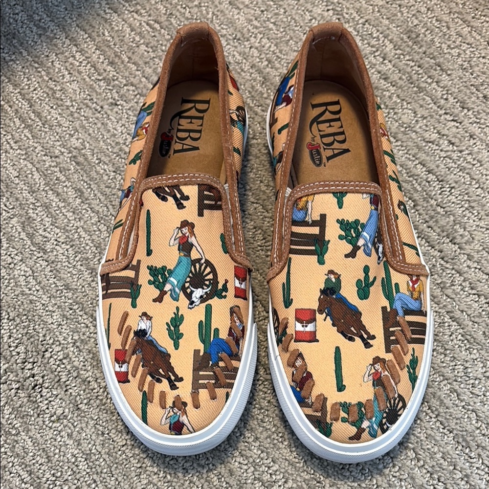 Reba by Justin loafers